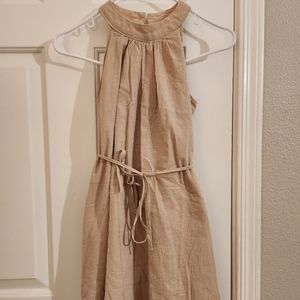 Women's beige short dress